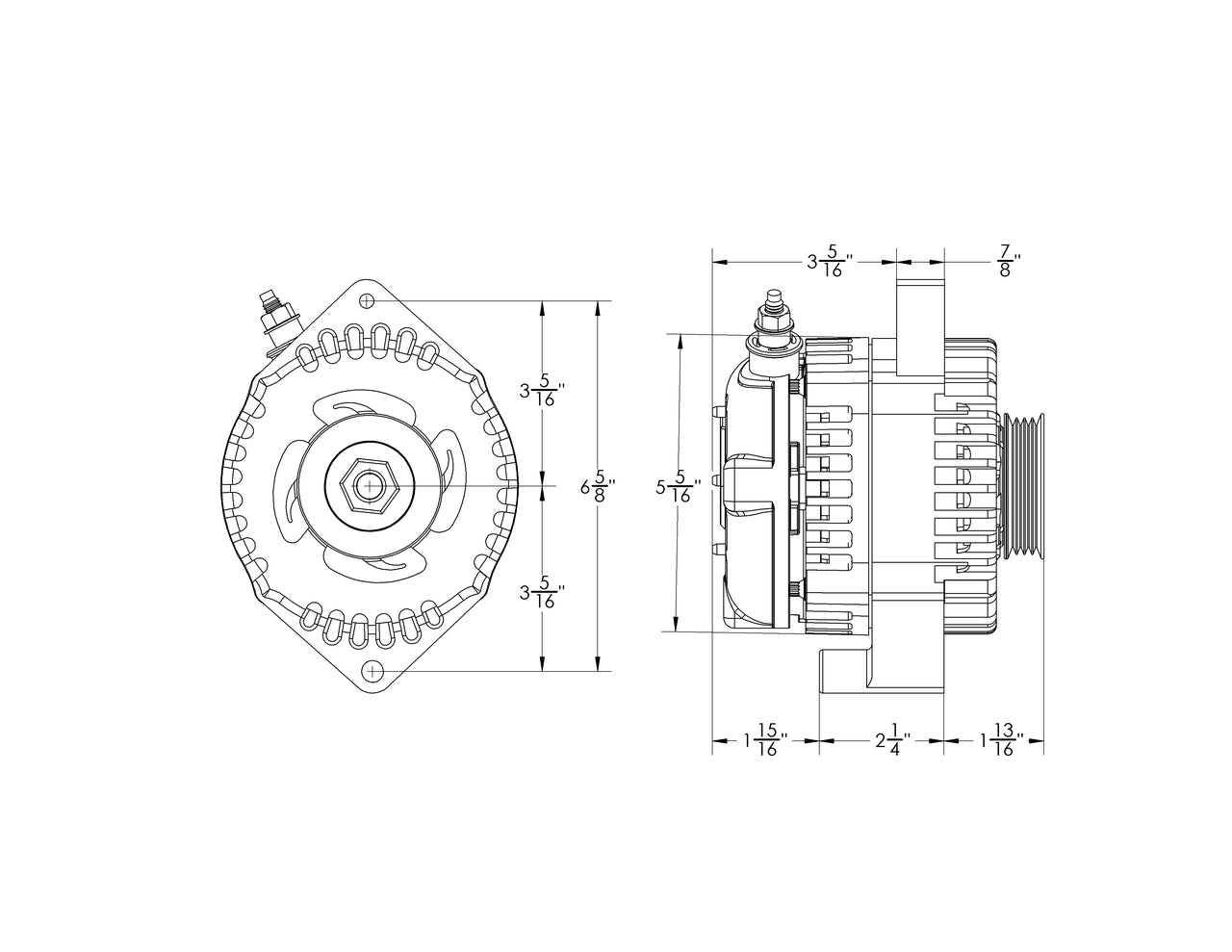 170 amp high output racing alternator for 1988 - 1991 Honda Civic | 14989170 | by: Mechman @ the lowest price of $519.00