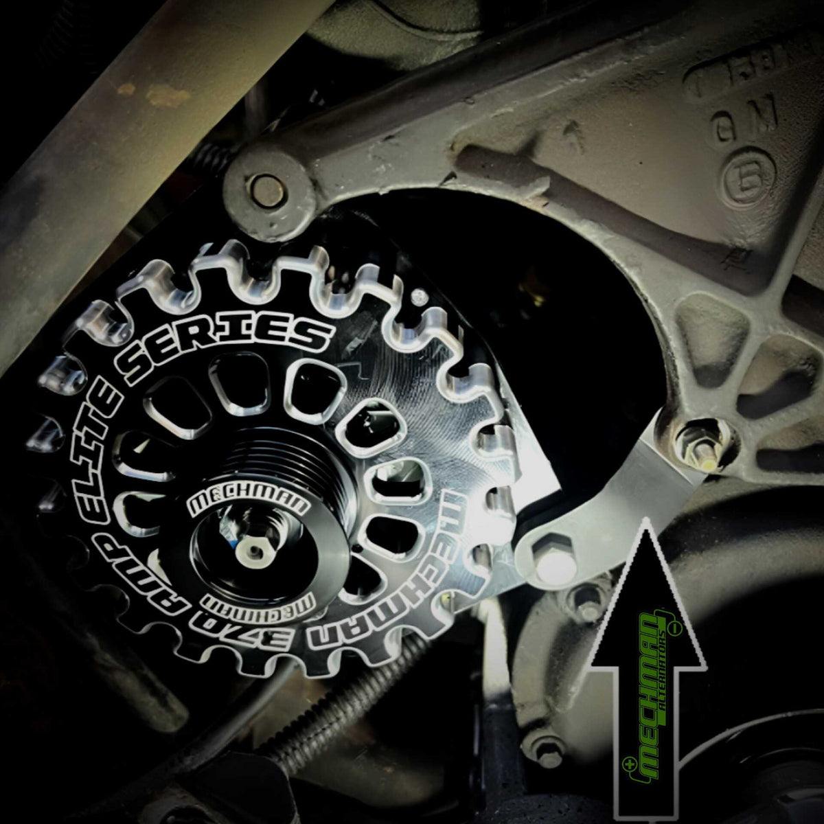 Laser cut adapter bracket for select 2.2L SOHC GM engines | 1147 | by: Mechman @ the lowest price of $39.95