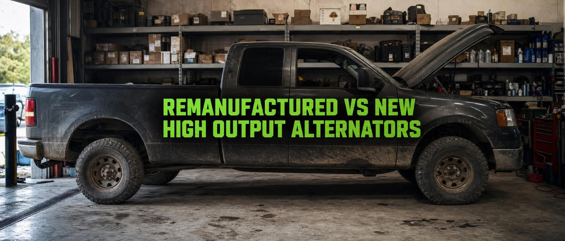 Remanufactured vs New High Output Alternators