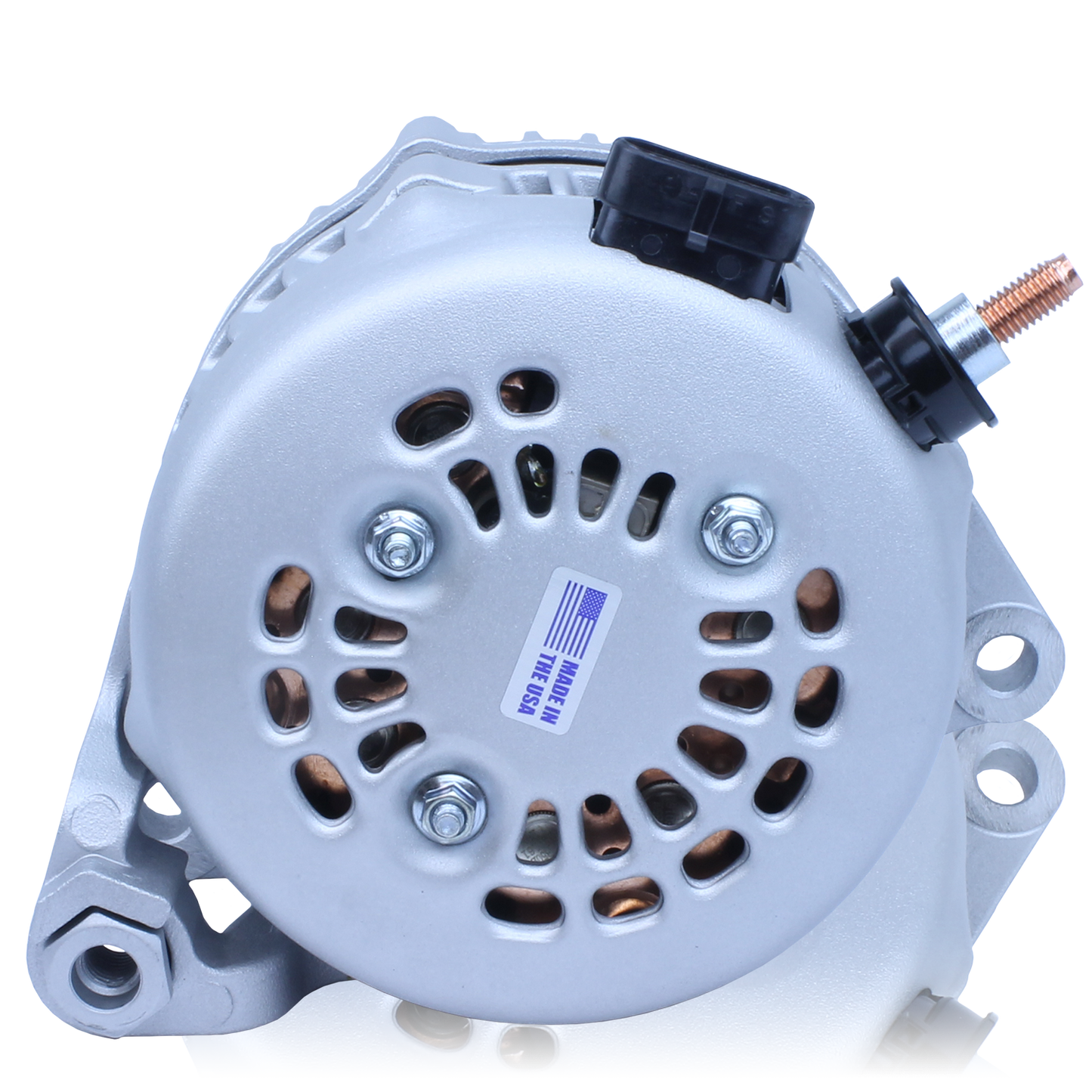 170 amp high output racing alternator Ford 5.0L Coyote engine swap - 1 wire turn on | 11626170-1 | by: Mechman @ the lowest price of $349.00