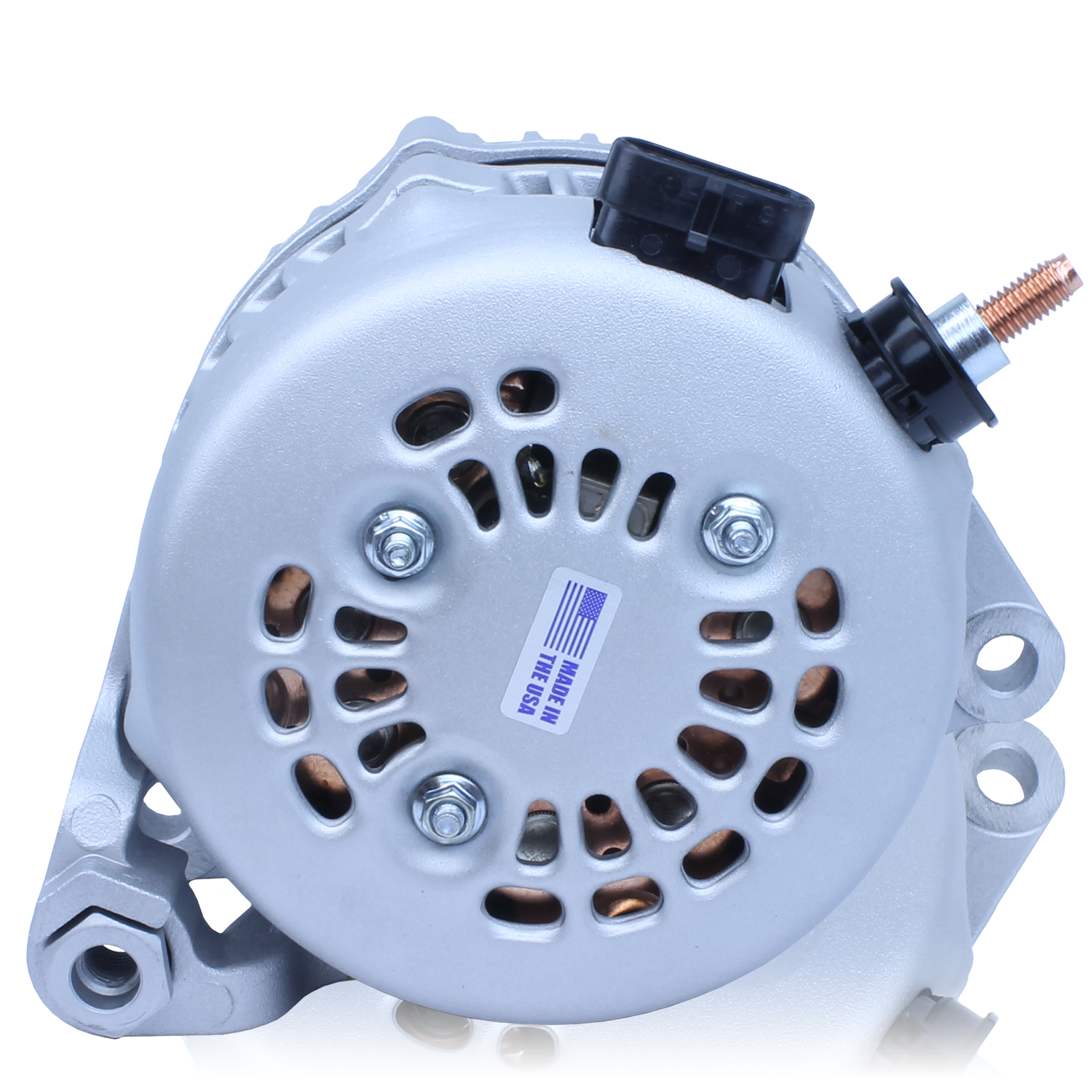 170 amp high output racing alternator Ford 5.0L Coyote engine swap - 1 wire turn on | 11626170-1 | by: Mechman @ the lowest price of $349.00