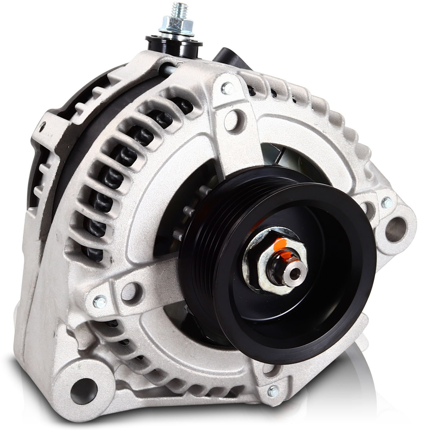 240 amp high output alternator for Toyota Supra 2JZ 1JZ - 1 wire turn on | 13546240-1 | by: Mechman @ the lowest price of $429.00