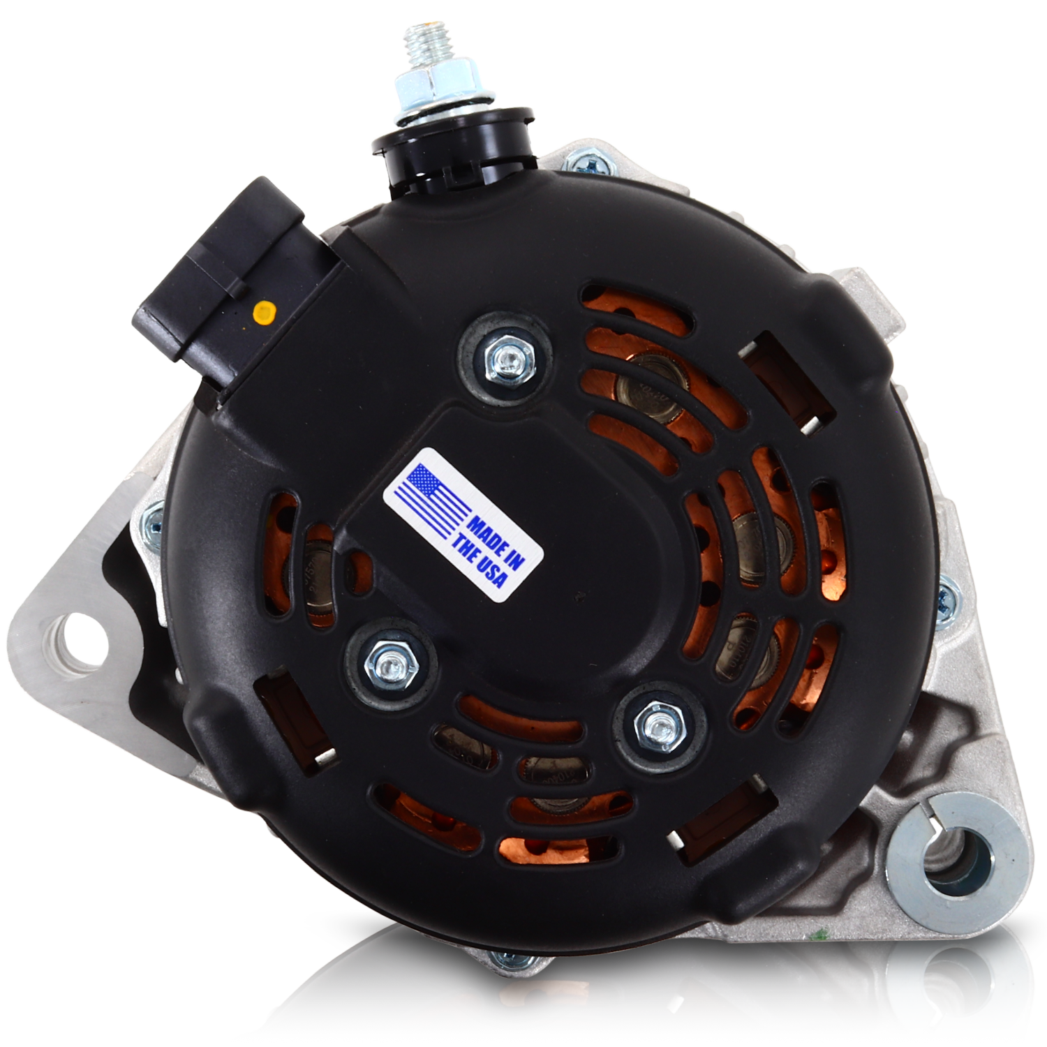 240 amp high output alternator for Toyota Supra 2JZ 1JZ - 1 wire turn on | 13546240-1 | by: Mechman @ the lowest price of $429.00