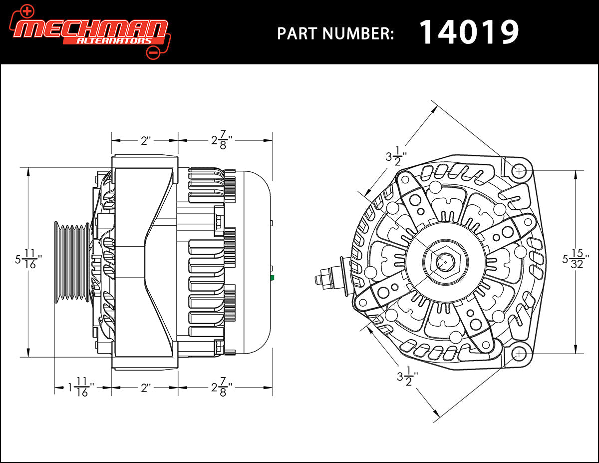 High output 400 Amp Alternator for 14-18 GM Silverado Sierra Suburban Tahoe Escalade | 14019400 | by: Mechman @ the lowest price of $549.00