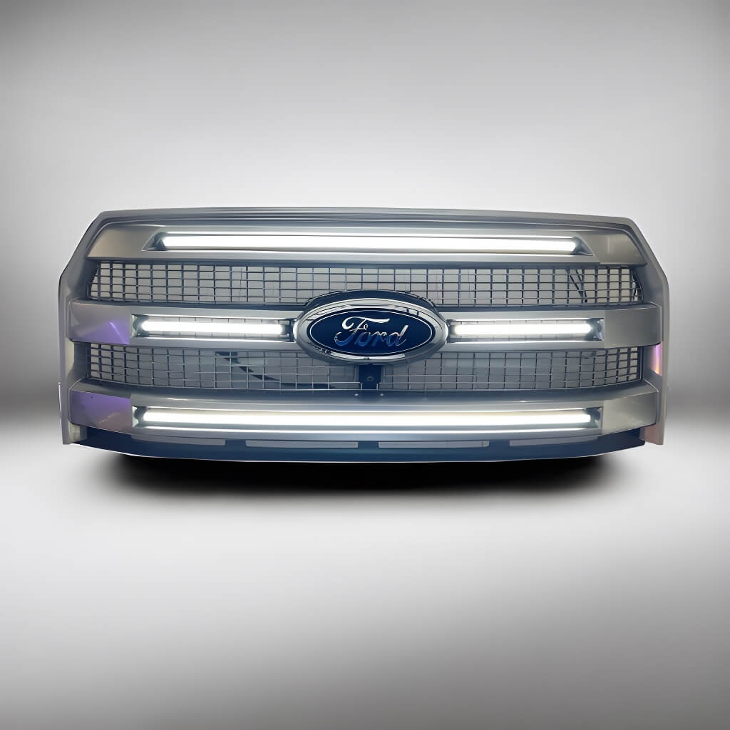 2015-2017 Ford F150 LED “Ghost” Grille Light Kit – Platinum, 6500 K White, IP67 Waterproof
