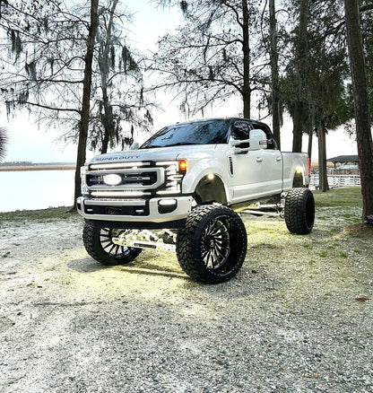 2021-2022 Ford F-250/F-350/F-450/F-550 LED Grille Light Kit – Non-High-Flow, KR/STX/XLT/Platinum, IP67
