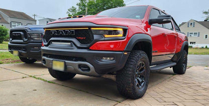 2021-2024 Ram 1500 TRX LED “Power” Grille Bar – IP67, Bolt-On, Black or Silver Frame
