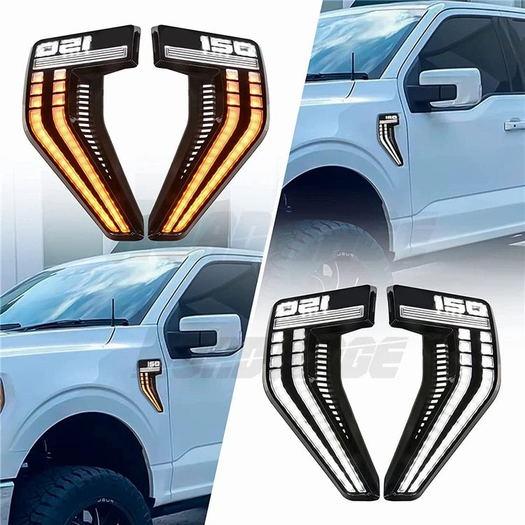 2021-2023 Ford F150 Side-Vent LED Badges
