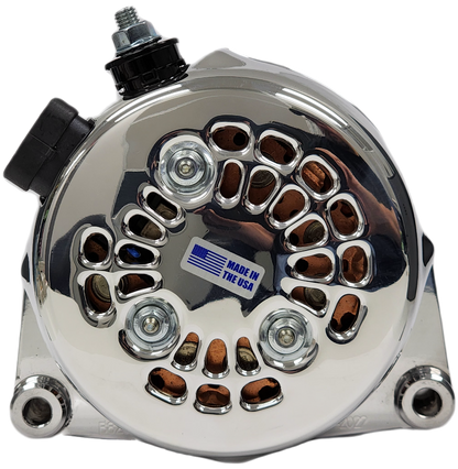 Billet Polished 170 amp racing alternator GM truck LS engine swap | B8206170P | by: Mechman @ the lowest price of $459.00