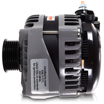 250 amp Large Case H.O. Marine alternator for late model GM LS engines | M8206250 | by: Mechman @ the lowest price of $699.00