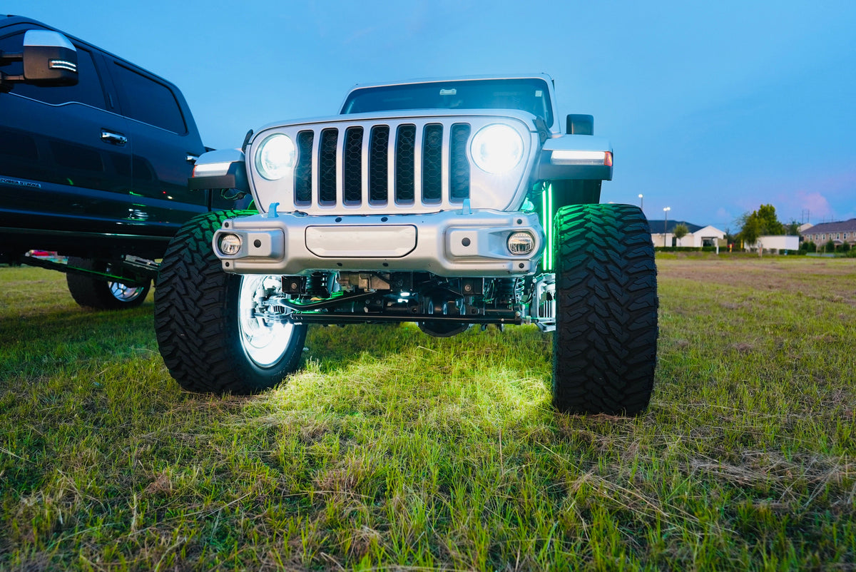 2018-2026 Jeep Wrangler JL Fender-Well “Ghost” LED Lights