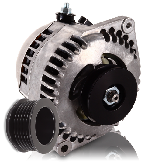 170 amp Racing alternator for 63-85 GM - Natural Finish (includes 2 pulleys) | 7127170 | by: Mechman @ the lowest price of $349.00