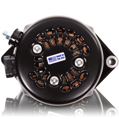 170 amp racing alternator for 1963-1985 GM - BLACK (includes 2 pulleys) | 7127170B | by: Mechman @ the lowest price of $349.00