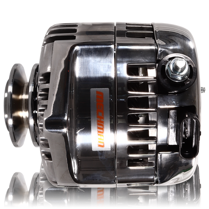 170 amp racing alternator - 63-85 GM - Polished (includes 2 pulleys) | 7127170P | by: Mechman @ the lowest price of $429.00