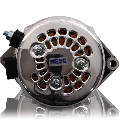 170 amp racing alternator - 63-85 GM - Polished (includes 2 pulleys) | 7127170P | by: Mechman @ the lowest price of $429.00