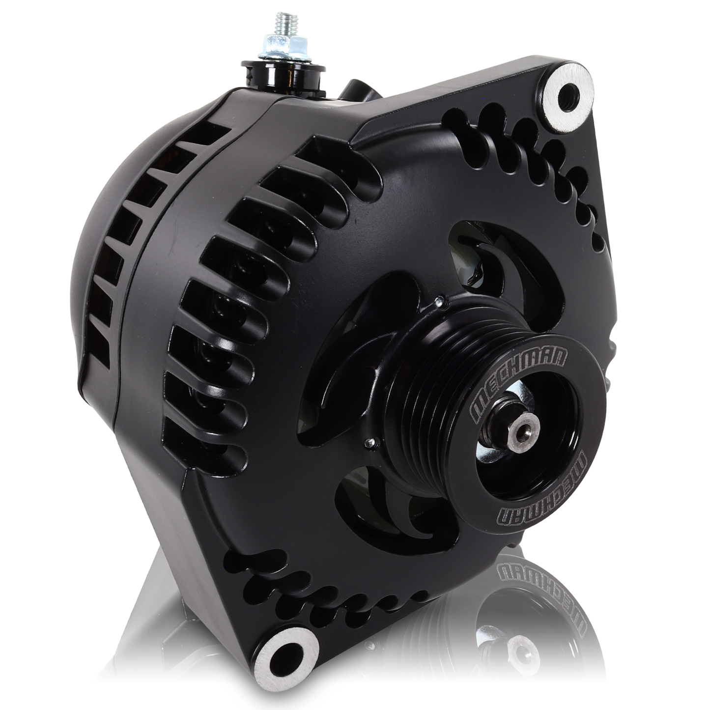 320 amp racing alternator - BLACK | 7127320B | by: Mechman @ the lowest price of $519.00