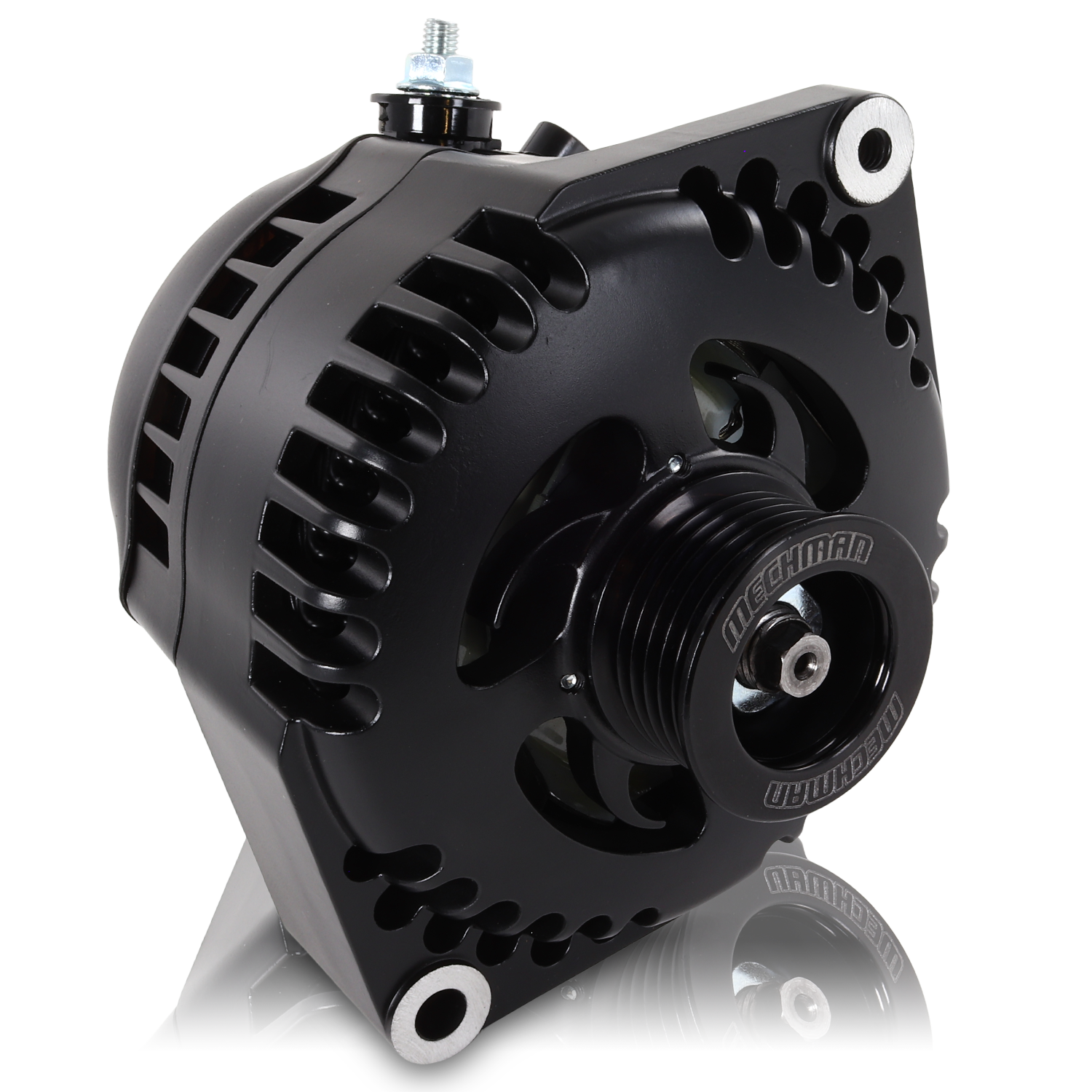 320 amp racing alternator - BLACK | 7127320B | by: Mechman @ the lowest price of $519.00
