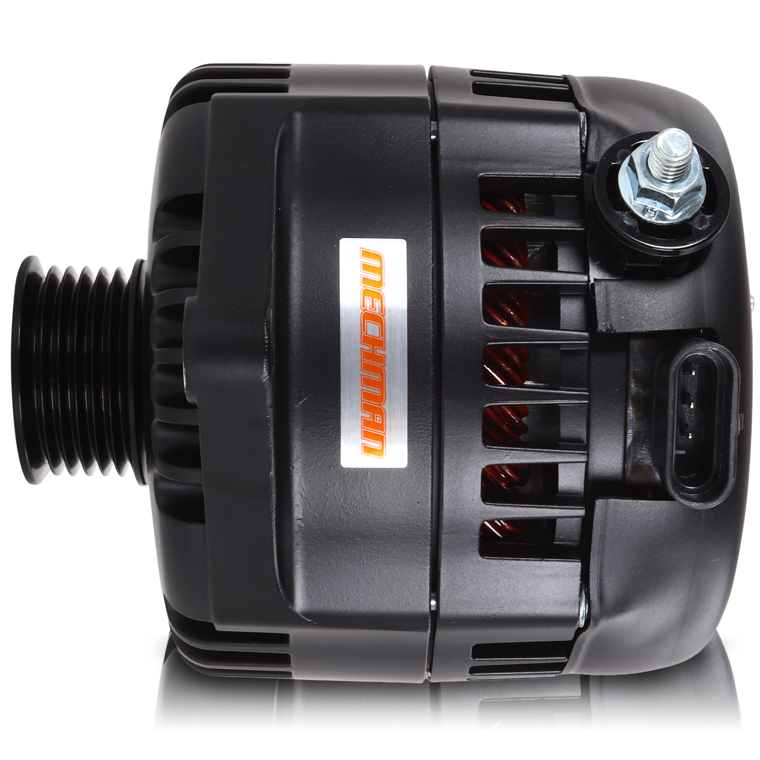 320 amp racing alternator - BLACK | 7127320B | by: Mechman @ the lowest price of $519.00