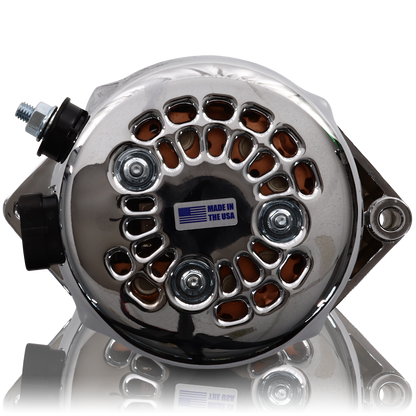 240 amp racing alternator - Chrome | 7127240C | by: Mechman @ the lowest price of $519.00