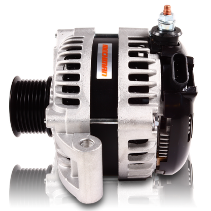 240 amp high output alternator for 97-98 Ford Super Duty 7.3L Diesel | 7768240 | by: Mechman @ the lowest price of $429.00