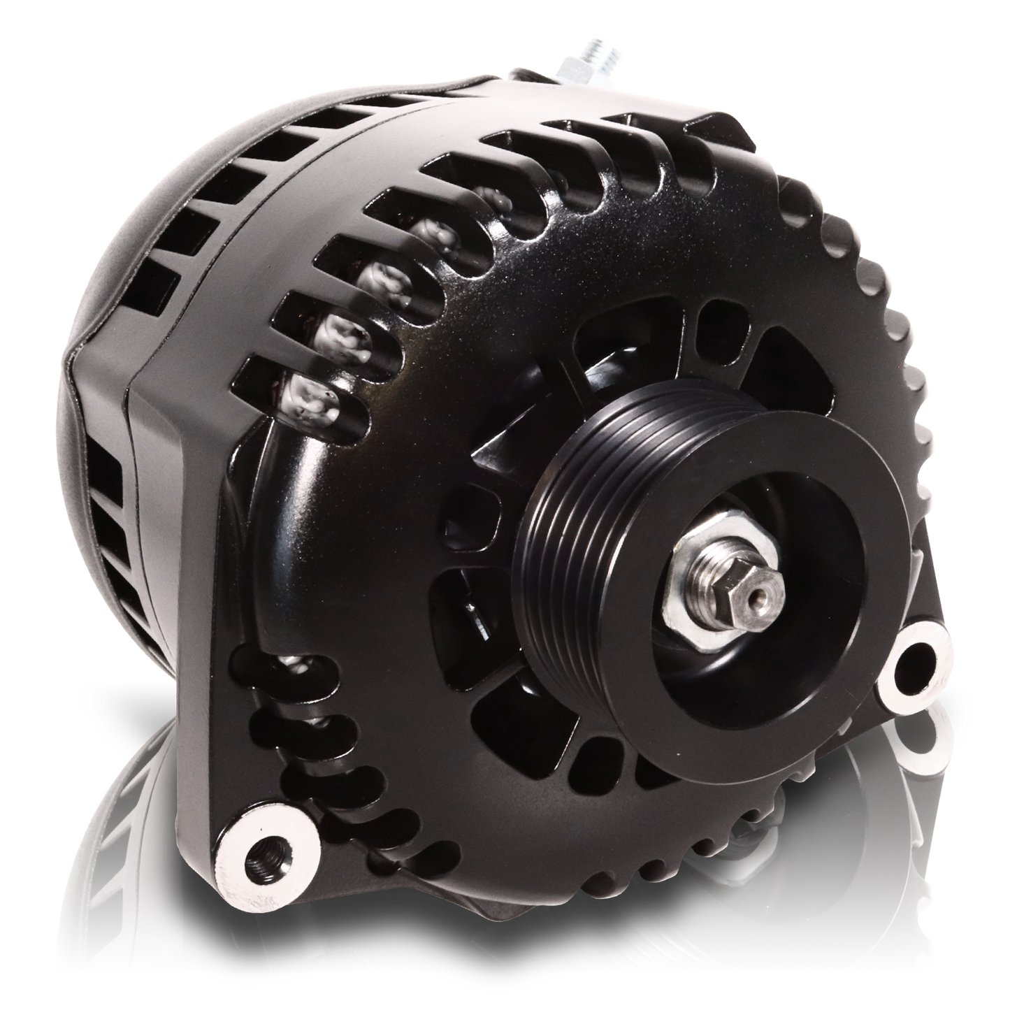 240 Amp 6 Phase 88-95 GM Truck High Output Alternator Black Finish | 8165240B | by: Mechman @ the lowest price of $444.00