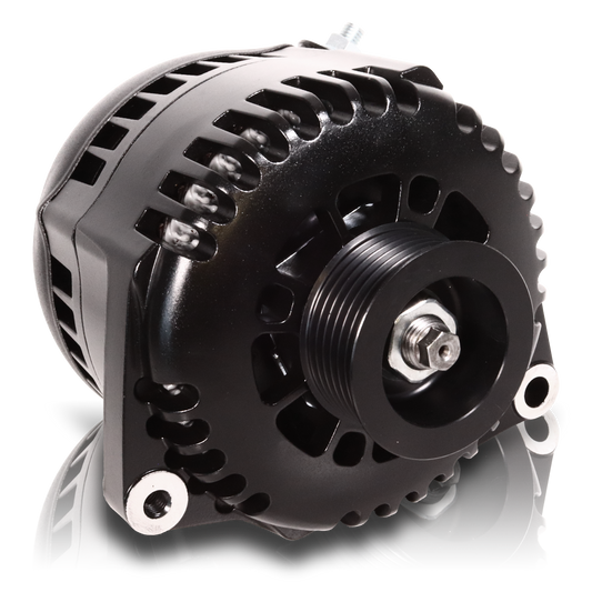 240 Amp 6 Phase 88-95 GM Truck High Output Alternator Black Finish | 8165240B | by: Mechman @ the lowest price of $444.00