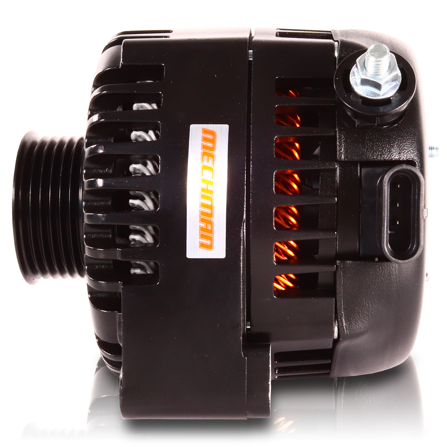170 Amp 6 Phase 88-95 GM Truck High Output Alternator Black Finish | 8165170B | by: Mechman @ the lowest price of $374.00