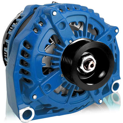 250 Amp High Output Alternator - 2001-2007 6.6L Duramax LB7/LLY/LBZ & 1996-2004 GM Gas - Blue