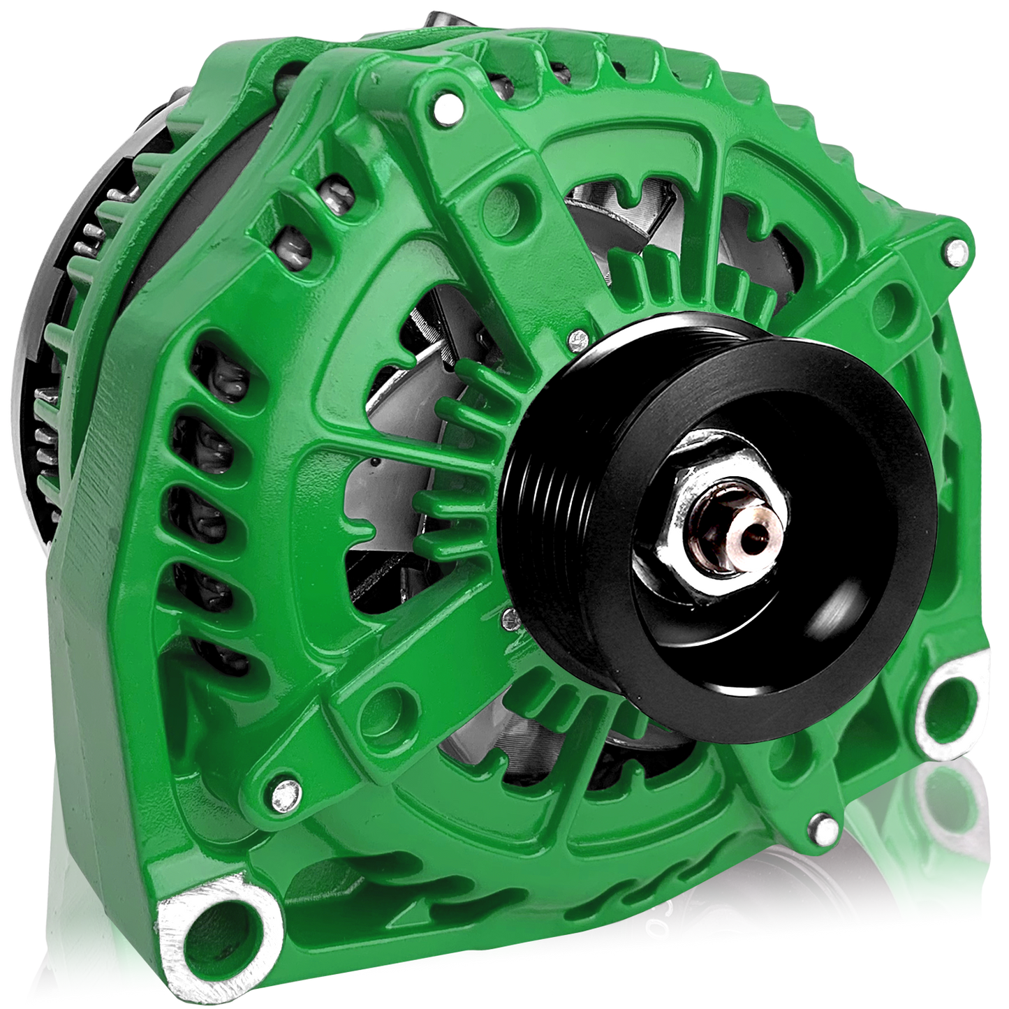 250 Amp High Output Alternator - 2001-2007 6.6L Duramax LB7/LLY/LBZ & 1996-2004 GM Gas - Green