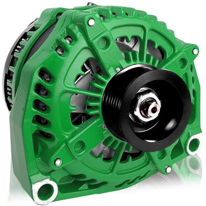 250 Amp High Output Alternator - 2001-2007 6.6L Duramax LB7/LLY/LBZ & 1996-2004 GM Gas - Green