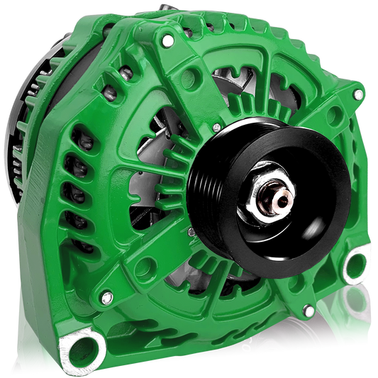 250 Amp High Output Alternator - 2001-2007 6.6L Duramax LB7/LLY/LBZ & 1996-2004 GM Gas - Green