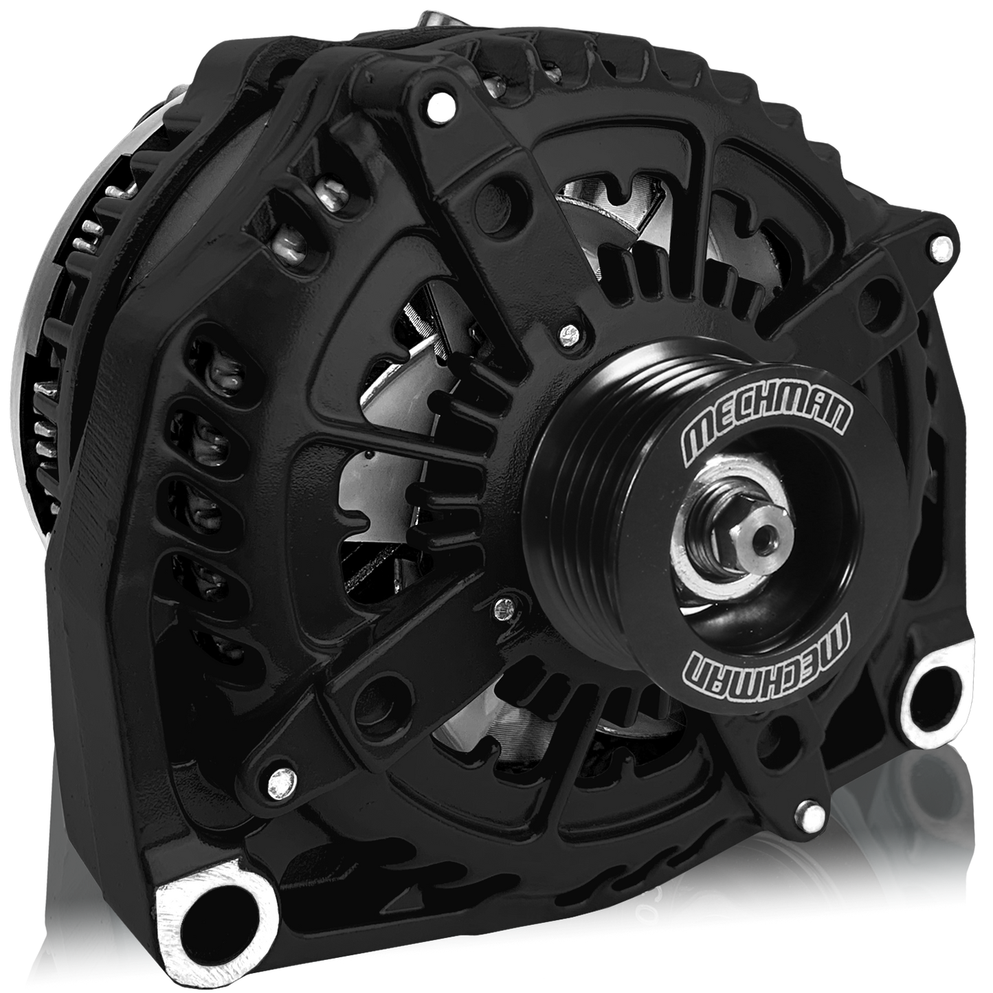 400 Amp High Output Alternator - 2001-2007 6.6L Duramax LB7/LLY/LBZ & 1996-2004 GM Gas - Black
