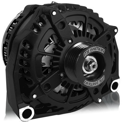 400 Amp High Output Alternator - 2001-2007 6.6L Duramax LB7/LLY/LBZ & 1996-2004 GM Gas - Black