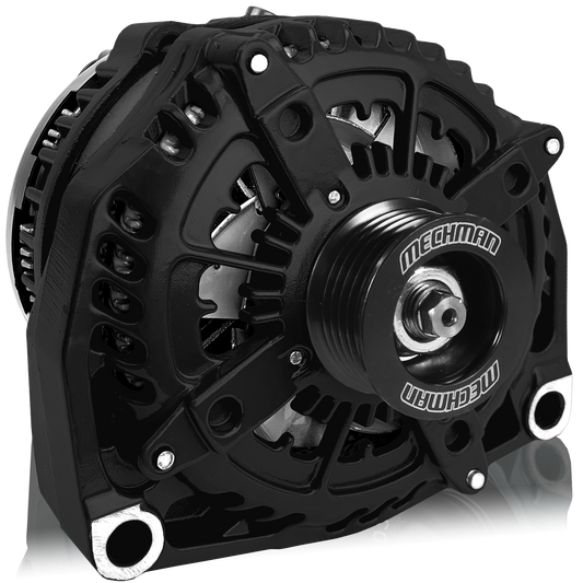 400 Amp High Output Alternator - 2001-2007 6.6L Duramax LB7/LLY/LBZ & 1996-2004 GM Gas - Black