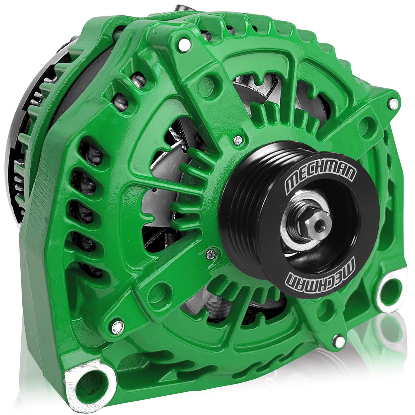 400 Amp High Output Alternator - 2001-2007 6.6L Duramax LB7/LLY/LBZ & 1996-2004 GM Gas - Green