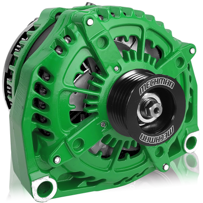 400 Amp High Output Alternator - 2001-2007 6.6L Duramax LB7/LLY/LBZ & 1996-2004 GM Gas - Green