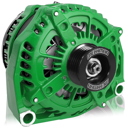 400 Amp High Output Alternator - 2001-2007 6.6L Duramax LB7/LLY/LBZ & 1996-2004 GM Gas - Green