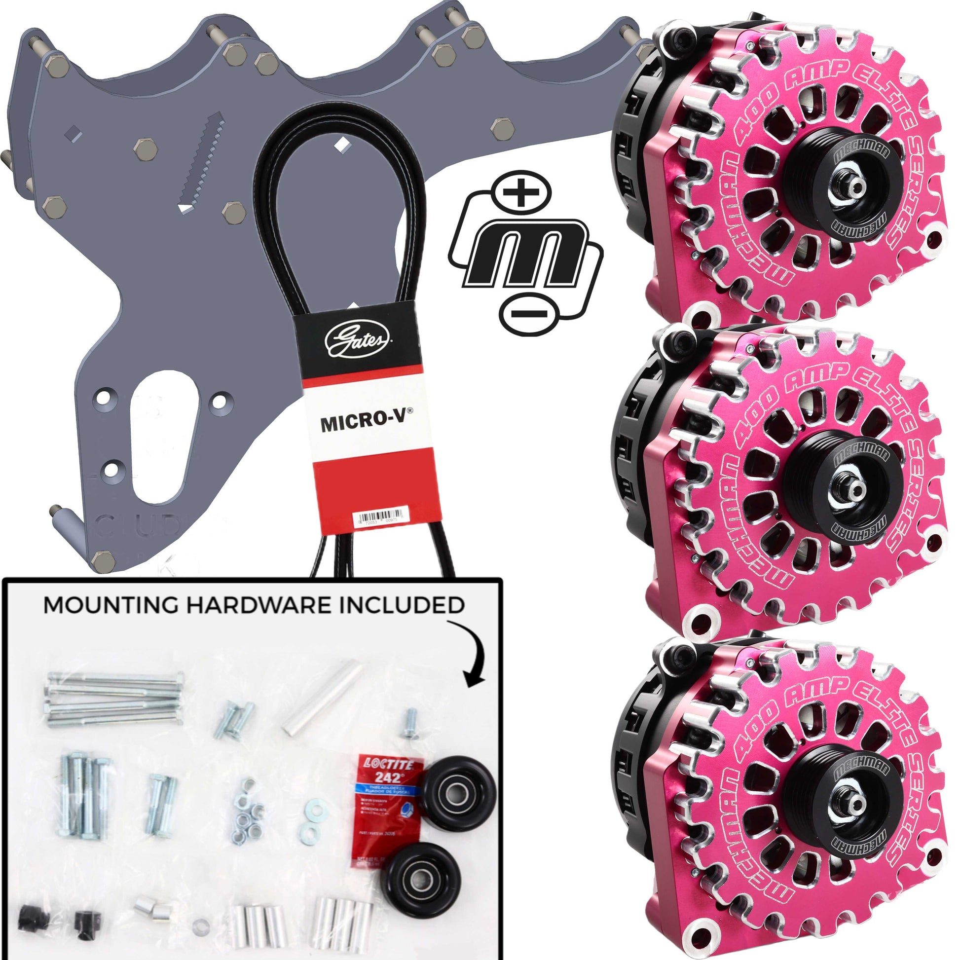 99-04 GM Trucks/SUV's Includes Three Alternators - Pink | D301PI | by: Mechman @ the lowest price of $2499.00