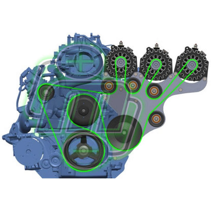 99-04 GM Trucks/SUV's Includes Three Alternators - Red | D301RD | by: Mechman @ the lowest price of $2499.00