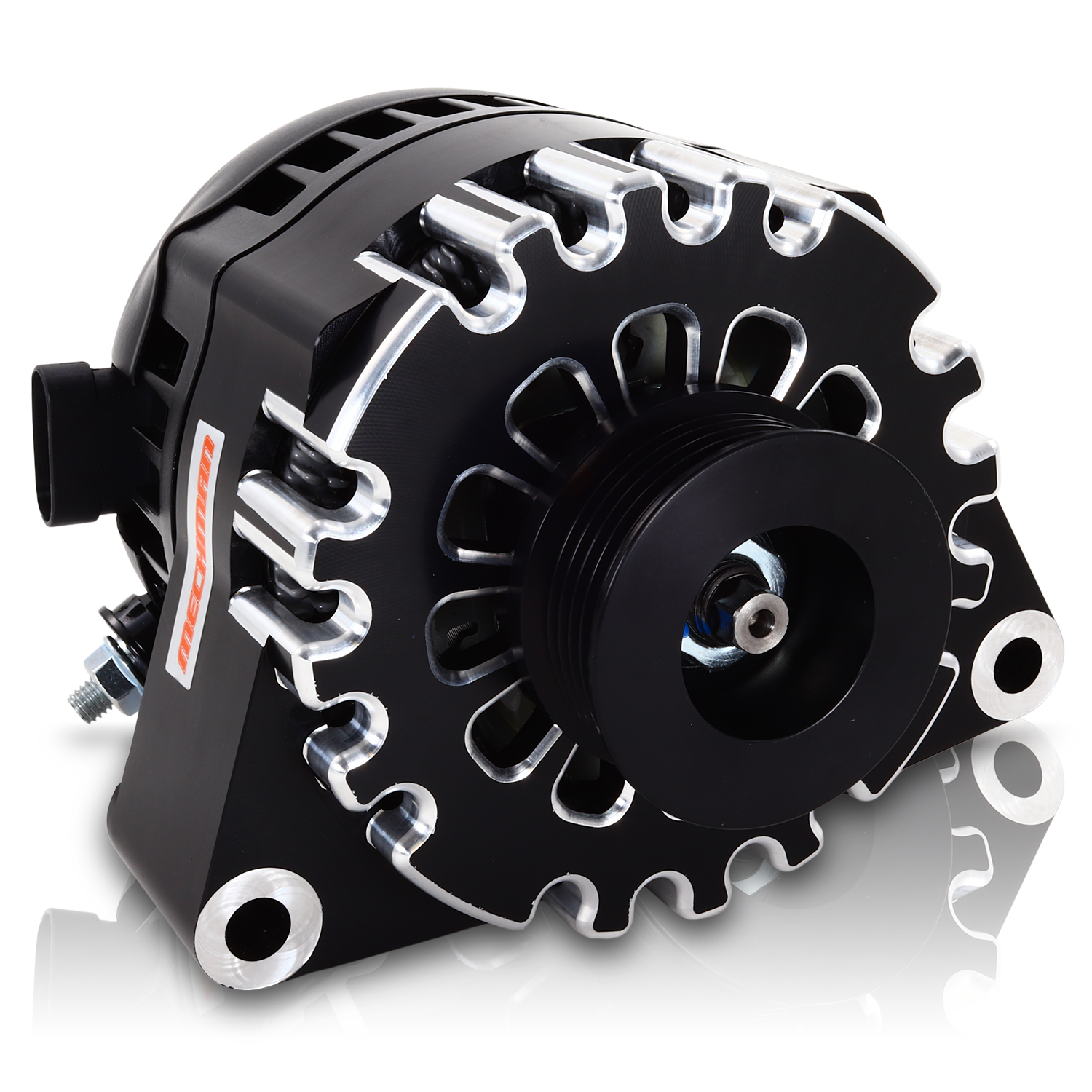 S Series Billet 170 AMP Racing Alternator For C6 Corvette - Black Anodized | B13969170B | by: Mechman @ the lowest price of $524.00