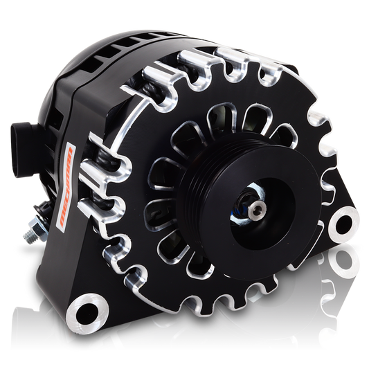 S Series Billet 240 AMP Racing Alternator For C6 Corvette - Black Anodized | B13969240B | by: Mechman @ the lowest price of $574.00