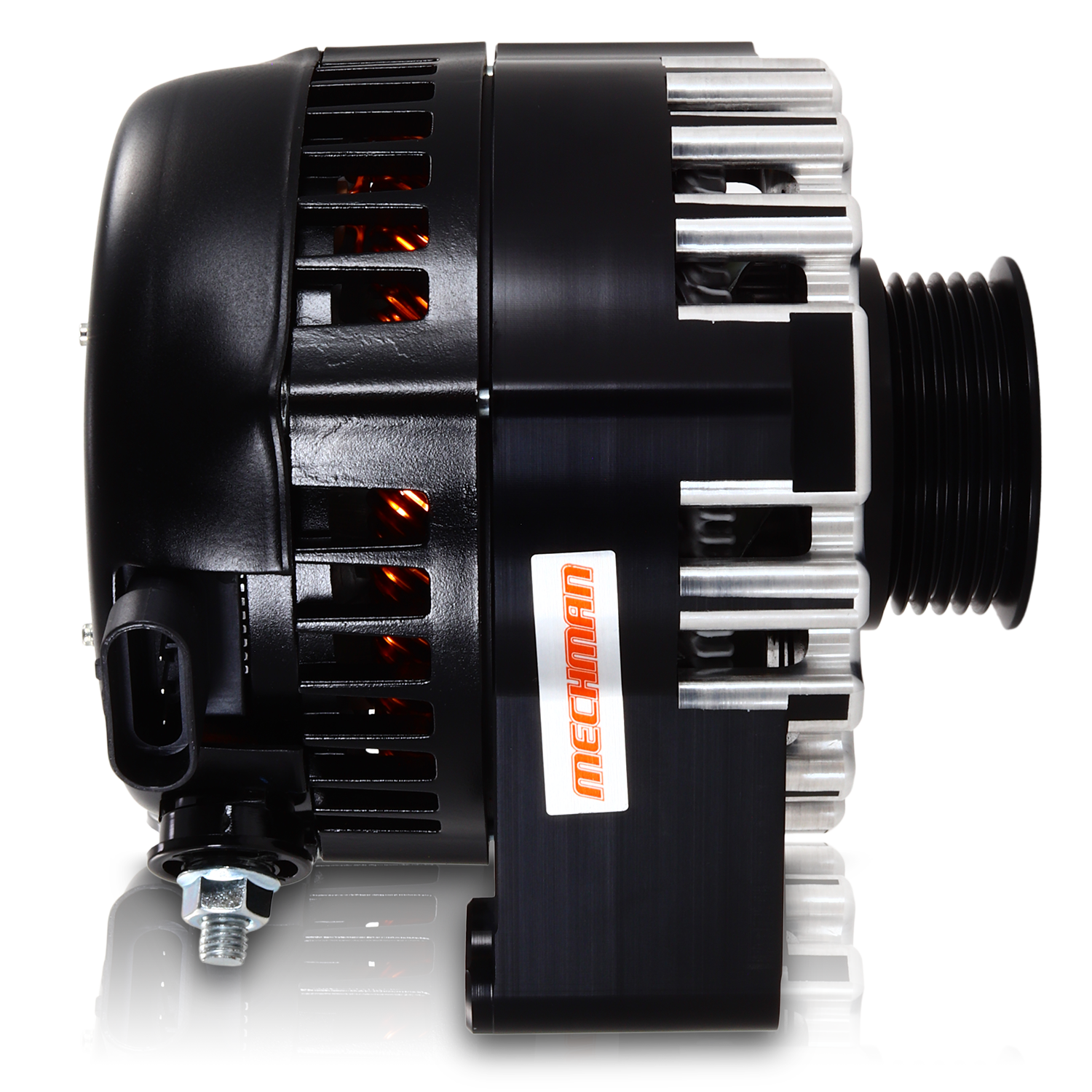 S Series Billet 170 AMP Racing Alternator For C6 Corvette - Black Anodized | B13969170B | by: Mechman @ the lowest price of $524.00