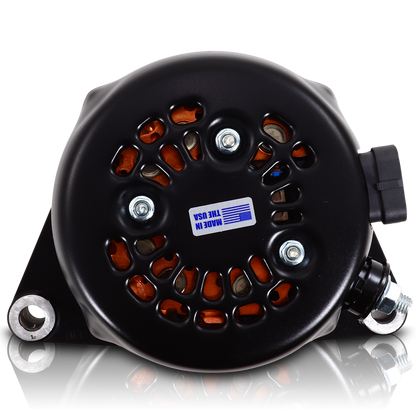 S Series Billet 240 AMP Racing Alternator For C6 Corvette - Black Anodized | B13969240B | by: Mechman @ the lowest price of $574.00