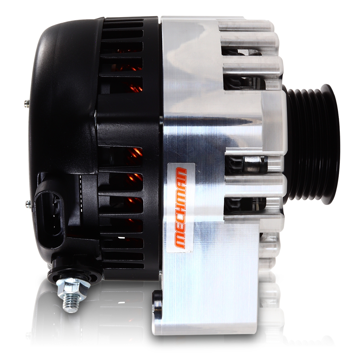 S Series Billet 240 AMP Racing Alternator For C6 Corvette - Machined Finish | B13969240M | by: Mechman @ the lowest price of $549.00
