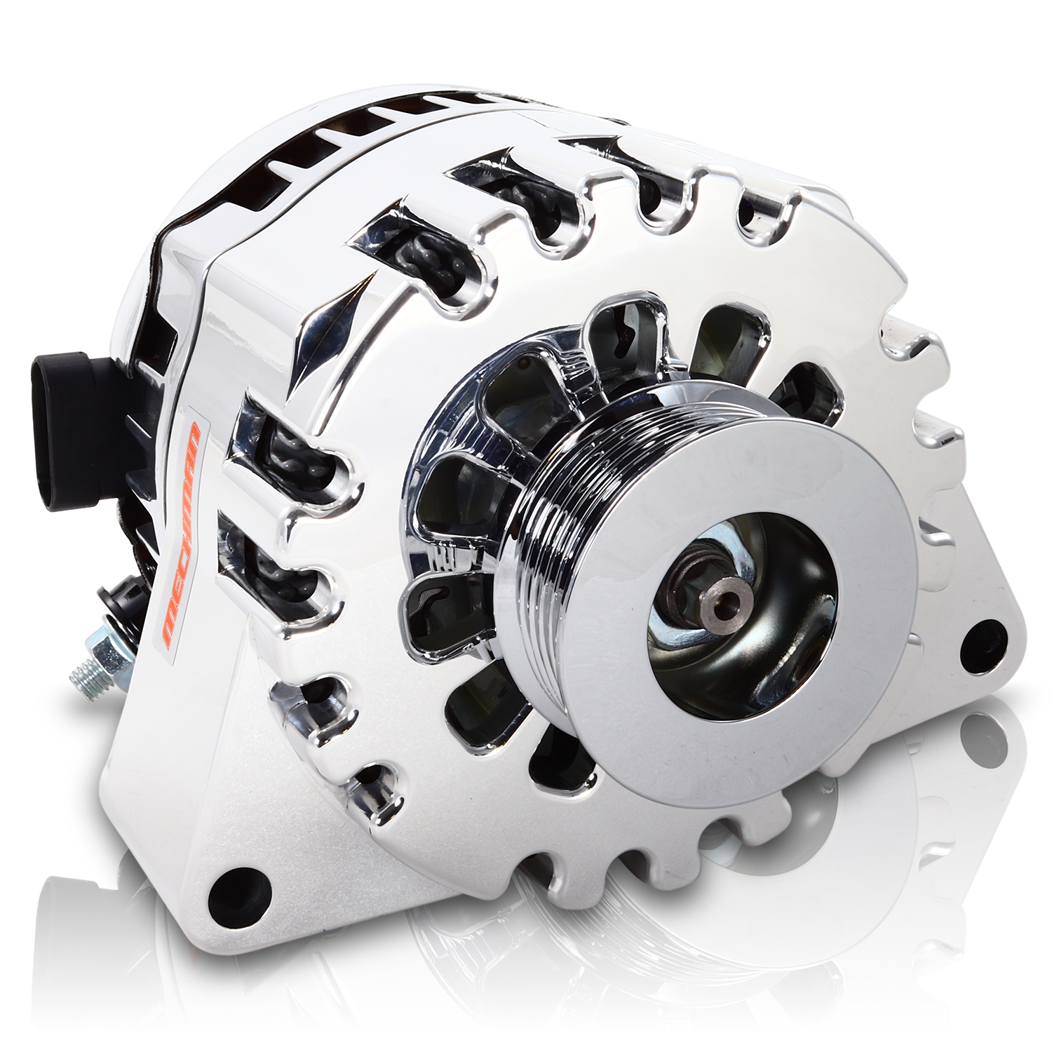 S Series Billet 240 AMP Racing Alternator For C6 Corvette - Chrome Finish | B13969240C | by: Mechman @ the lowest price of $624.00