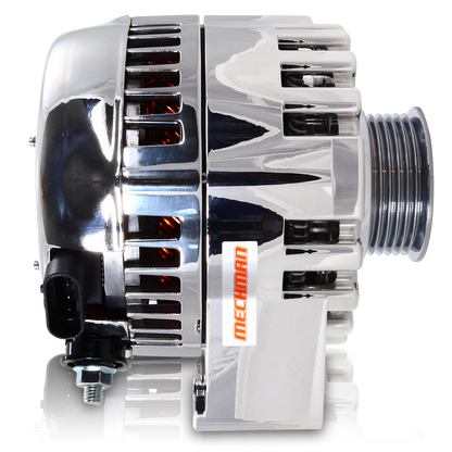 S Series Billet 170 AMP Racing Alternator For C6 Corvette - Chrome Finish | B13969170C | by: Mechman @ the lowest price of $574.00