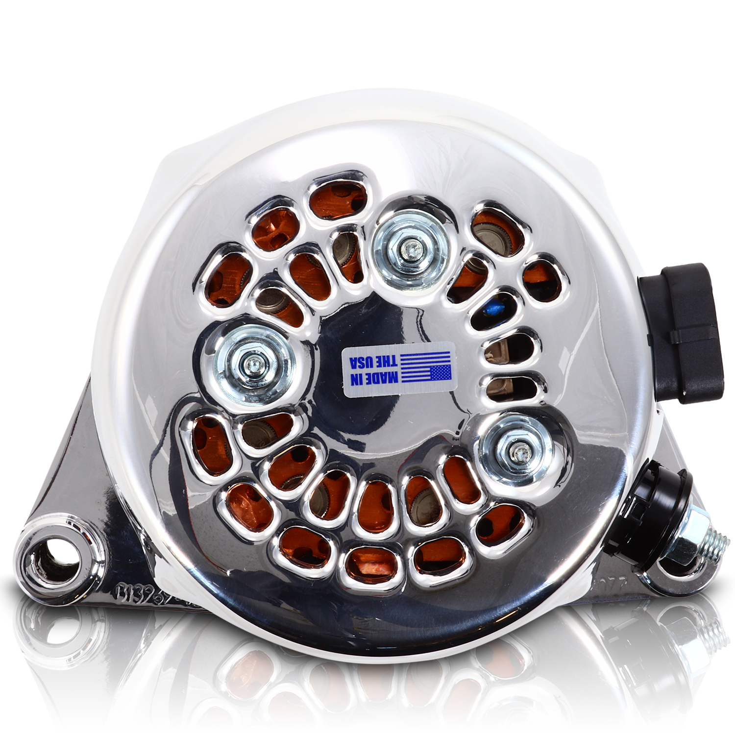 S Series Billet 240 AMP Racing Alternator For C6 Corvette - Chrome Finish | B13969240C | by: Mechman @ the lowest price of $624.00