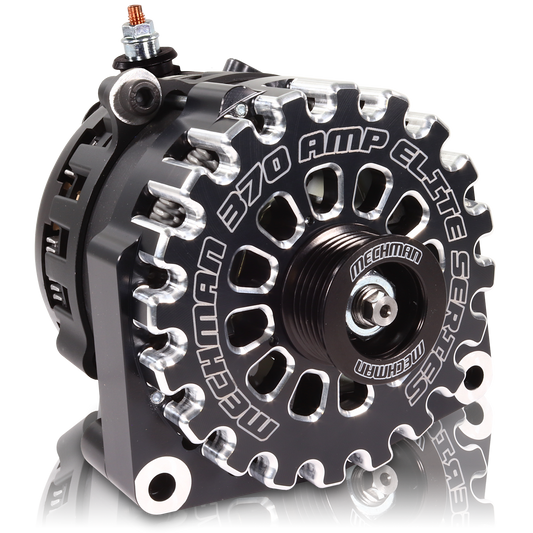 High output 370 Amp Black Billet Alternator for 14-18 GM Silverado Sierra Suburban Tahoe Escalade | B14019370B | by: Mechman @ the lowest price of $629.00