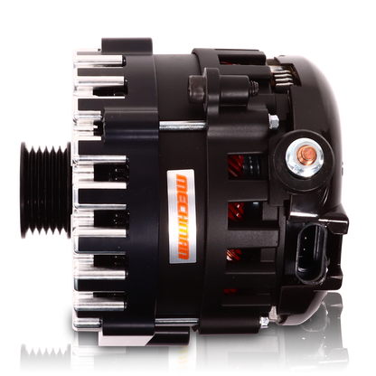 High output 400 Amp Black Billet Alternator for 14-18 GM Silverado Sierra Suburban Tahoe Escalade | B14019400B | by: Mechman @ the lowest price of $699.00