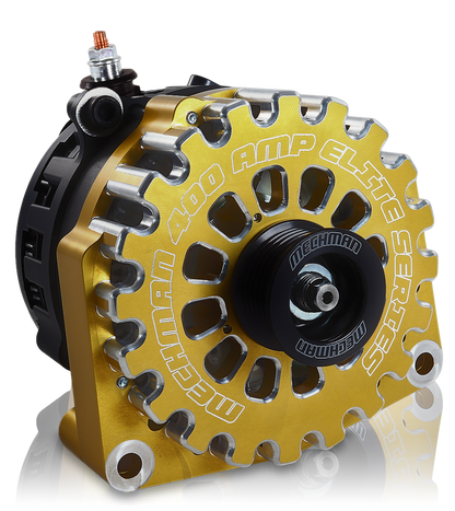 High output 400 Amp Gold Billet Alternator for 14-18 GM Silverado Sierra Suburban Tahoe Escalade | B14019400GO | by: Mechman @ the lowest price of $699.00